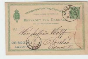 denmark 1882 stamps card ref r16242