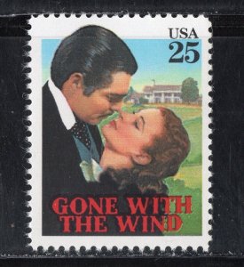 2446 * GONE WITH THE WIND * CLASSIC FILMS *   U.S. Postage Stamp MNH