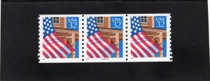 2913 Flag over Porch, MNH PNC/3, #66646