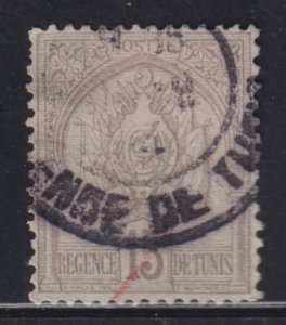 Tunisia 16 Coat of Arms 1901