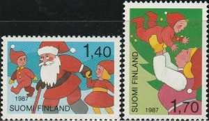 Finland, #763-764  MNH From 1987