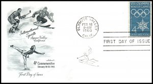 US 1146 Winter Olympics Artmaster Label FDC