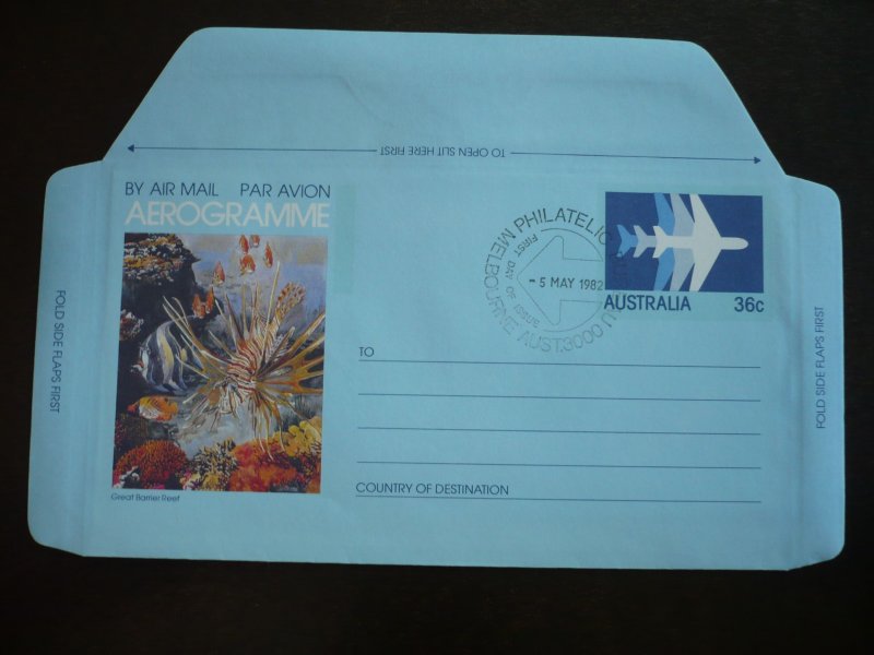 Postal History - Australia - First Day Aerogramme Issue
