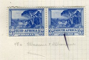 SOUTH AFRICA; 1940 early pictorial issue LARGE MINT hinged pair