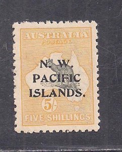 NORTHWEST PACIFIC ISLANDS SC#22   TYPE B OVPT  VF/MOG