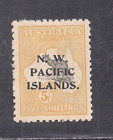 NORTHWEST PACIFIC ISLANDS SC#22   TYPE B OVPT  VF/MOG
