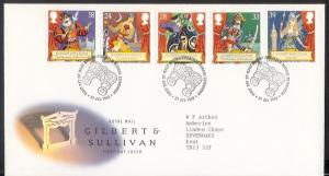 GB - 1992 150th Birth Anniv of Sir Artur Sullivan (FDC)