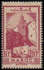 French Morocco 197 - Used - 10c Sefrou (1945)