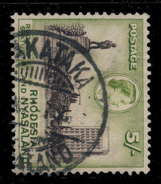 RHODESIA & NYASALAND - 1963 - SG29 CANCELLED NTAKATAKA LGCR TYPE DATE STAMP