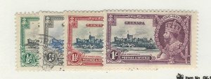 Grenada, Postage Stamp, #124-126 Used, 127 Mint Hinged, 1935, JFZ