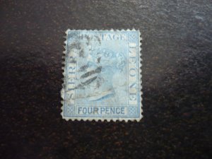 Stamps - Sierra Leone - Scott# 16 - Used Part Set of 1 Stamp