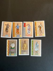 Stamps Ethiopia Scott# 515-21 never hinged