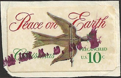 # 1552 USED CHRISTMAS DOVE AND WEATHER VANE SELF STICK