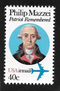 SC# C98  - (40c) - Philip Mazzei, Mint Never Hinged Single