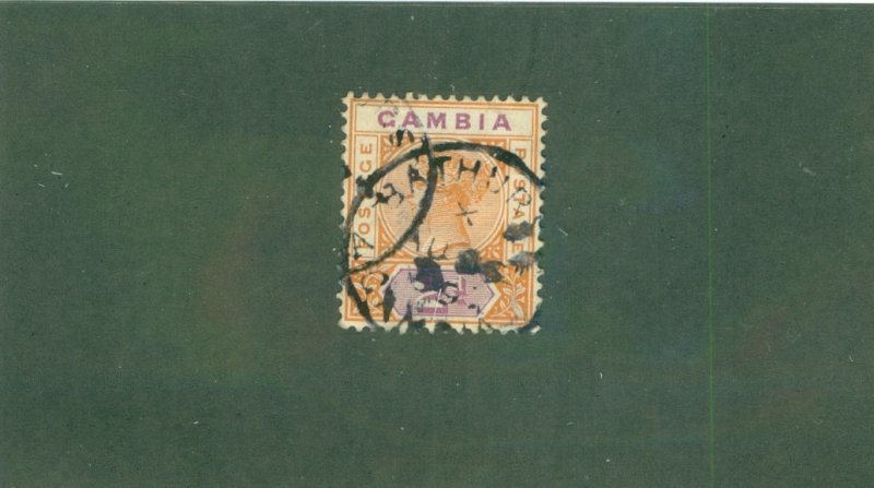 GAMBIA 22 USED CV $3.50 BIN $1.50