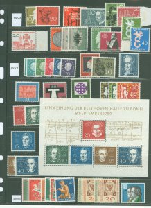 Germany #780-806/B360-71