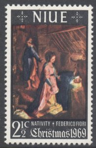 Niue Scott 121 - SG140, 1969 Christmas 2.1/2c MNH**