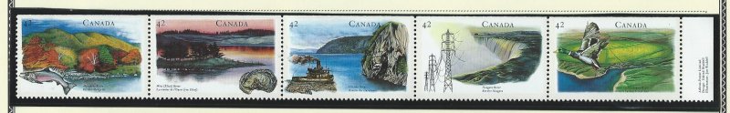 Canada strip of five MNH   cat.# 1412a