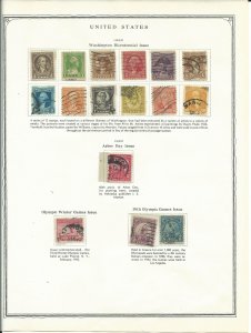 Scott Minuteman Stamp Album For United States Stamps With Stamps