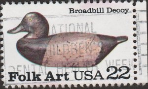 # 2138 USED BROADBILL DECOY