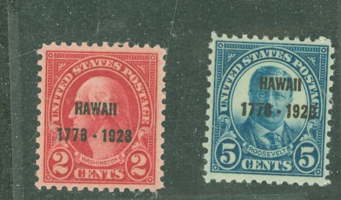 United States #647-648  Single (Complete Set)