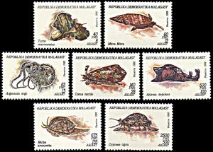 Madagascar 1122-1128, MNH, Mollusks