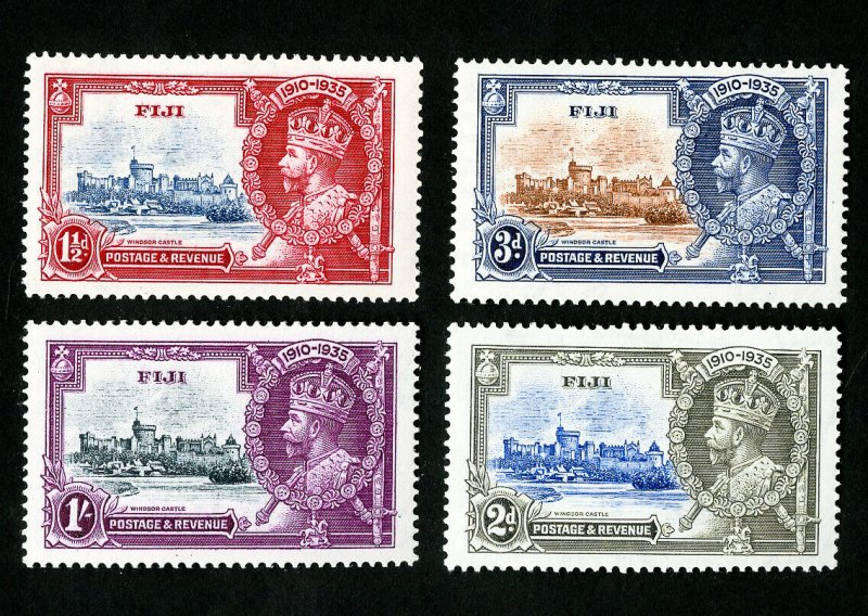 Fiji Stamps # 110-13 VF OG LH