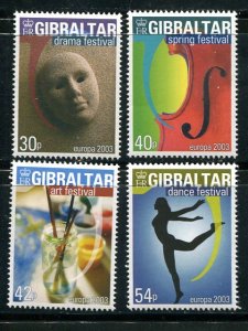 Gibraltar 2003  Europa  Mint VF NH - Lakeshore Philatelics