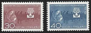 Finland #368-369 Mint Lightly Hinged Full Set of 2