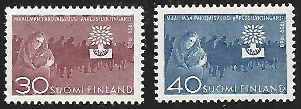 Finland #368-369 Mint Lightly Hinged Full Set of 2