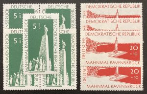 Germany DDR 1957 #b31-2, Wholesale Lot of 5, MNH, CV $3.25