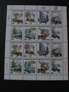 ​MARSHALL ISLANDS-2001-SC#788-LOVELY CLASSIC ANTIQUE CARS-MNH SHEET-VERY FINE