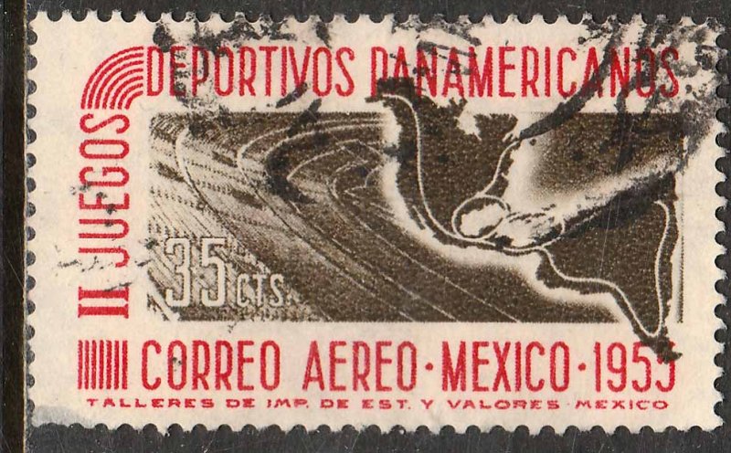 MEXICO C228, 35¢ Second Pan American Games. Used. VF. (1070)