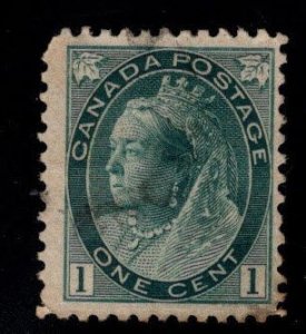 CANADA Scott 75 Used 1898 1c Victoria