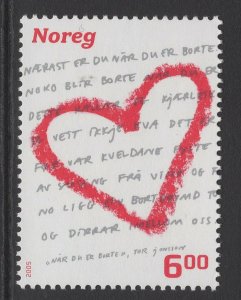 NORWAY SG1557 2005 ST.VALENTINE'S DAY MNH 