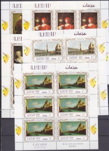 1969 Ajman 419KL-423KL Painting - Italian 40,00 €