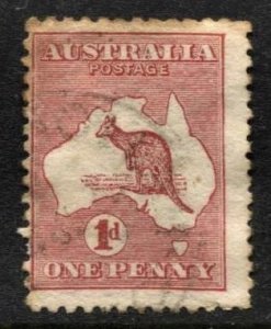 STAMP STATION PERTH Australia #2 Kangaroo Used Wmk.8 CV$2.00