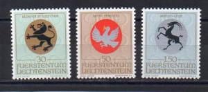 Liechtenstein 462-464 MNH