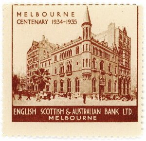 (I.B) Australia Cinderella : Melbourne Centenary (ES&A Bank Ltd)