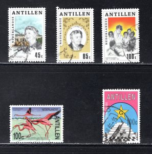 Netherlands Antilles #524-6, 530, 533  VF, Used, CV $4.90 ... 4210343