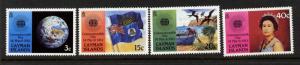 Cayman Islands 510-3 MNH Commonwealth Day, Flags, Birds, Boats, Globe