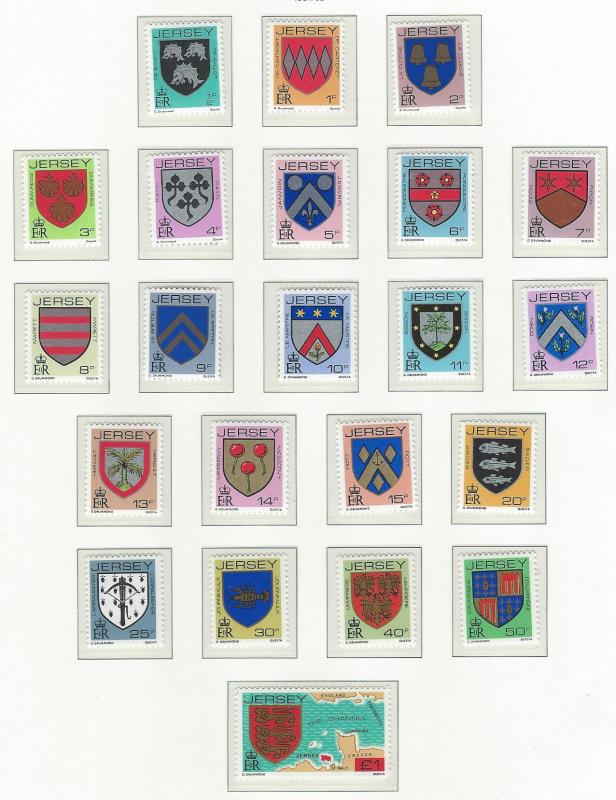 Jersey  mnh sc  246 - 268