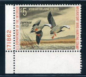 RW39 1971 US Department of the Interior - Emperor Geese - $2 MNH Duck Hunting St