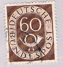 Germany 682 Used Numeral 60 1951 (BP49419)