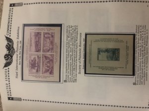 The All American Stamp Album Mint Stamps Very Nice Starts At 1933 Almost Full