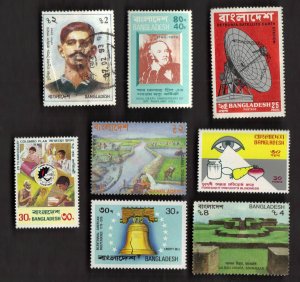 50 ALL DIFFERENT BANGLADESH Pictorial & Commemorative STAMPS