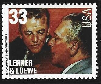 US #3346, Lerner & Loewe, M-NH*-