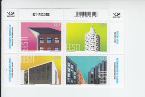 2016 Estonia Innovations Architecture B4  (Scott 808) MNH