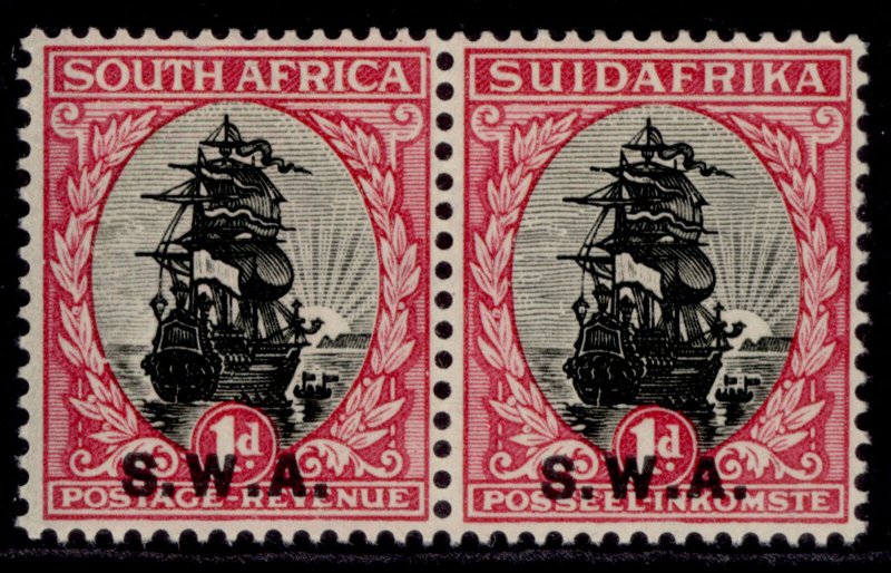 SOUTH WEST AFRICA GV SG69, 1d black & carmine, NH MINT. Cat £17. 