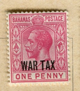 BAHAMAS; 1880s early classic QV issue used 1d. value